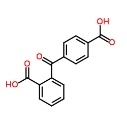 苯甲酮-2,4'-二甲酸一水合物结构式