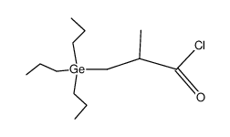 2-methyl-3-(tripropylgermyl)propionyl chloride结构式