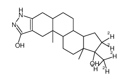 3'-Hydroxystanazolol-d5 Structure