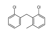 1-chloro-2-[(2-chlorophenyl)methyl]-3-methylbenzene结构式
