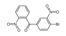 4'-bromo-2,3'-dinitro-benzophenone结构式
