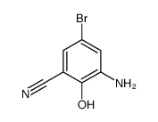 3-Amino-5-bromo-2-hydroxybenzonitrile Structure