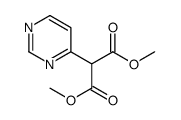2-(嘧啶-4-基)丙二酸二甲酯结构式