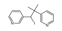 3-(1-iodo-2-methyl-1-pyridin-3-ylpropan-2-yl)pyridine结构式