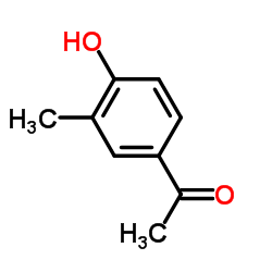4-羟基-3-甲基苯乙酮结构式