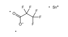 trimethylstannyl 2,2,3,3,3-pentafluoropropanoate结构式