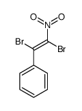 (1,2-dibromo-2-nitroethenyl)benzene结构式