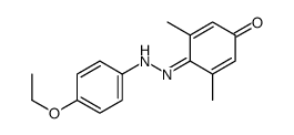4-[(4-ethoxyphenyl)hydrazinylidene]-3,5-dimethylcyclohexa-2,5-dien-1-one Structure