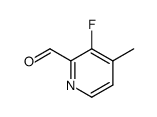 3-Fluoro-2-formyl-4-methylpyridine Structure