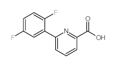 6-(2,5-二氟苯基)吡啶甲酸结构式