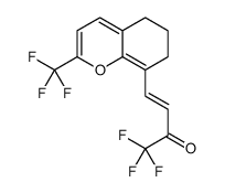 1,1,1-trifluoro-4-[2-(trifluoromethyl)-6,7-dihydro-5H-chromen-8-yl]but-3-en-2-one Structure