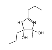 5-methyl-2,4-dipropyl-1H-imidazole-4,5-diol Structure
