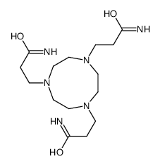 3-[4,7-bis(3-amino-3-oxopropyl)-1,4,7-triazonan-1-yl]propanamide Structure
