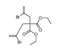 diethyl 2,2-bis(2-bromoprop-2-enyl)propanedioate结构式