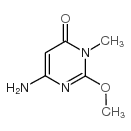 6-Amino-2-methoxy-3-methyl-4(3H)-pyrimidinone结构式