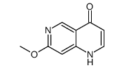 7-甲氧基-1H-1,6-萘啶-4-酮结构式