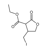 3-ethoxycarbonyl-4-iodomethyl-4,5-dihydrofuran-2(3H)-one Structure