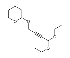 2-[(4,4-Diethoxy-2-butyn-1-yl)oxy]tetrahydropyran Structure