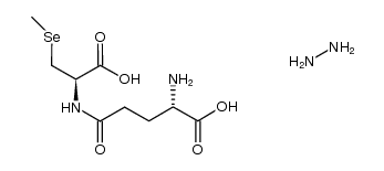 hydrazine (S)-2-amino-5-(((R)-1-carboxylato-2-(methylselanyl)ethyl)amino)-5-oxopentanoate结构式