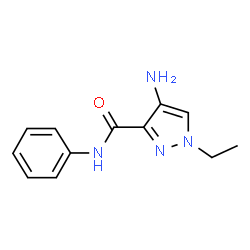 4-AMINO-1-ETHYL-1H-PYRAZOLE-3-CARBOXYLIC ACID PHENYLAMIDE Structure