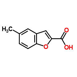 5-甲基苯并呋喃-2-羧酸结构式