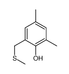 2,4-dimethyl-6-(methylsulfanylmethyl)phenol Structure