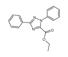 1,3-diphenyl-5-carbethoxy-1,2,4-triazole结构式
