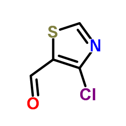 4-Chlorothiazole-5-carboxaldehyde structure