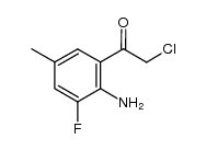 1-(2-amino-3-fluoro-5-methylphenyl)-2-chloroethanone结构式