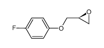 (S)-2-((4-氟苯氧基)甲基)环氧乙烷结构式