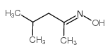 Methyl isobutyl ketoxime Structure
