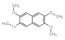 2,7-二甲氧基-3,6-双(甲基碲)-萘结构式