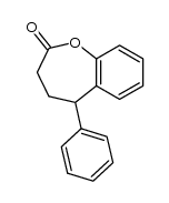 5-Phenyl-2,3,4,5-tetrahydro-1-benzoxepin-2-one Structure