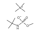 tetramethylammonium methyl tert-butylphosphoramidate Structure