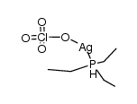 (perchloryloxy)(triethyl-l5-phosphanyl)silver结构式