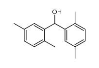 bis(2,5-dimethylphenyl)methanol Structure