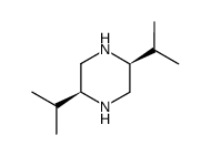 Piperazine, 2,5-bis(1-methylethyl)-, (2S-cis)- (9CI) Structure