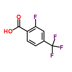 2-氟-4-三氟甲基苯甲酸结构式