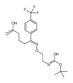 N-Boc Fluvoxamine Acid Structure