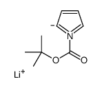 lithium,tert-butyl 2H-pyrrol-2-ide-1-carboxylate Structure