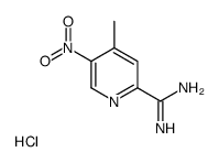 4-甲基-5-硝基吡啶甲酰胺盐酸盐结构式