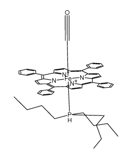 Fe(TPP)(CO)(PBu3)结构式