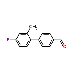 4'-Fluoro-2'-methyl-4-biphenylcarbaldehyde Structure