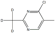4-Chloro-5-methyl-2-(methyl-d3)-pyrimidine Structure