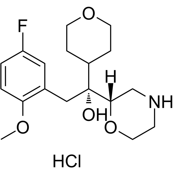Edivoxetine hydrochloride Structure