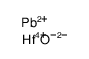hafnium(4+),lead(2+),oxygen(2-) Structure