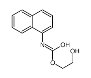 2-hydroxyethyl N-naphthalen-1-ylcarbamate Structure