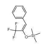 trifluoromethyl-1 trimethylsilyloxy-2 styrene Structure