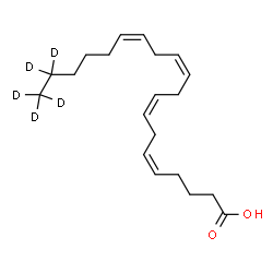 Arachidonic Acid-d5结构式