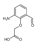 (2-Amino-6-formylphenoxy)acetic acid结构式